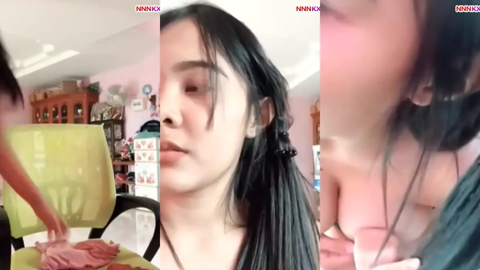 นมใหญ่ๆ ของเด็กวัยรุ่นขาวอวบ! คลิปหลุดร้อนเงินรับงานคอลเสียว ไลน์สดโชว์เต้นยั่วๆ ก่อนโดนสั่งเปิดนมสองเต้าโชว์อย่างเด็ด!