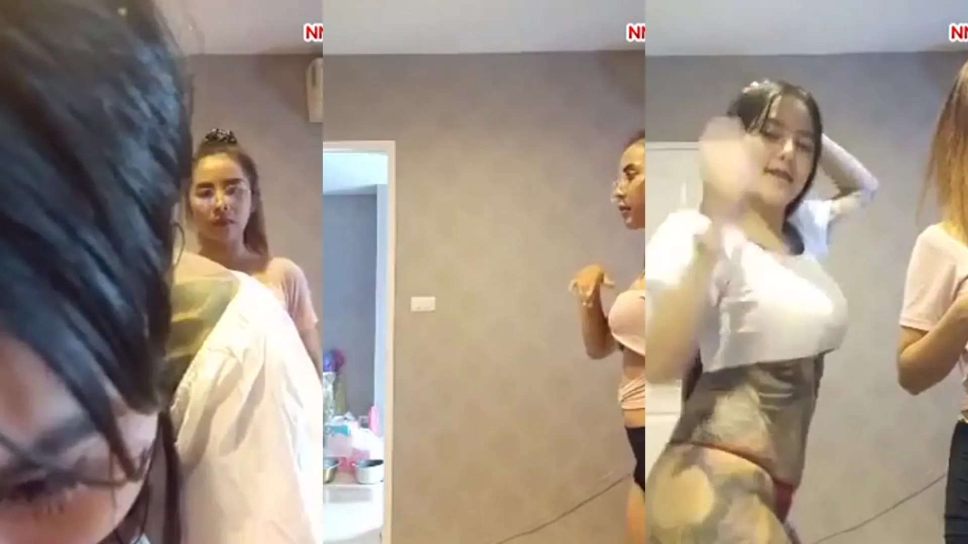 สาวไทยสักลายสุดสวย ไลฟ์สดหลุด! โชว์เสียวกับเพื่อนรัก พี่เทพเห็นแล้วน้ำลายไหล น่าเย็ดทั้งคู่
